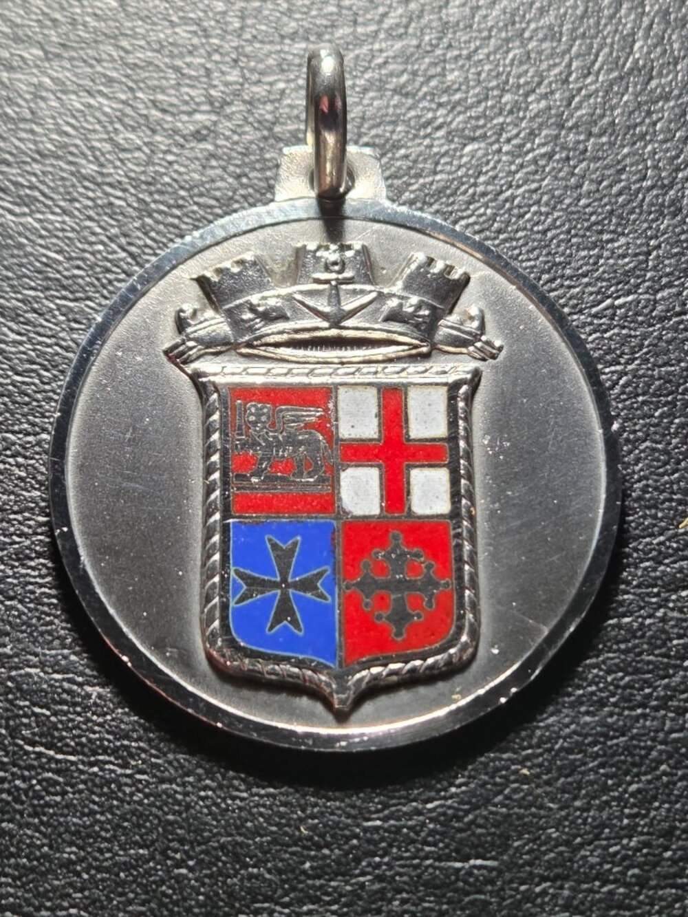 Rare Sterling Silver Medal by Bertoni Milano - Italian Navy (Marina Militare)